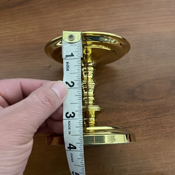 PartyLite "Falmouth" Brass Pillar Candle Holder - Picture 5 of 6